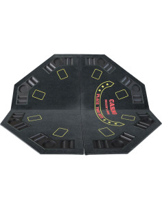 Mesa de Póker Plegable INO Design Octagonal 121,9 cm 8 Jugadores 2