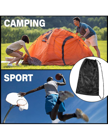 2 Bolsas de Malla para Snorkel Yizerel 69x46cm Negro y Azul