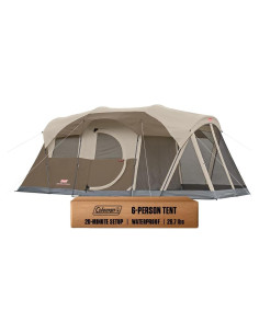 Tienda de Camping Coleman WeatherMaster 6 Personas con Porche