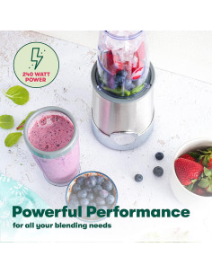 Licuadora Personal BELLA Rocket 240W Acero Inoxidable 398ml 2