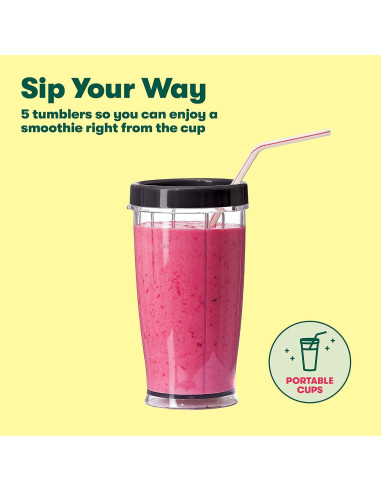 Licuadora Personal BELLA Rocket 240W Acero Inoxidable 398ml