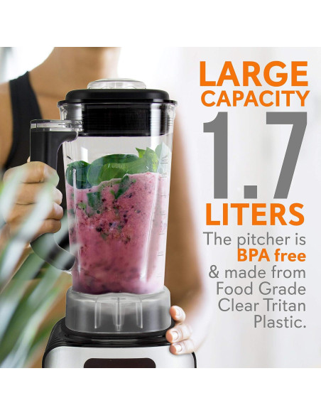 Licuadora NutriChef NCBL1700 1.7L Digital con Pantalla LCD Licuadora NutriChef NCBL1700 1.7L Digital con Pantalla LCD
