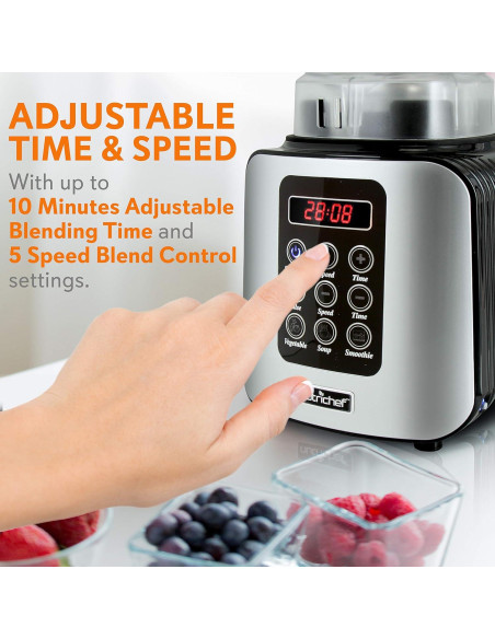 Licuadora NutriChef NCBL1700 1.7L Digital con Pantalla LCD Licuadora NutriChef NCBL1700 1.7L Digital con Pantalla LCD