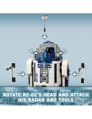 LEGO Star Wars R2-D2 75379 - Set de Construcción 24 cm
