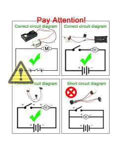 Kit de Motores de CC EUDAX 3V-12V 25000 RPM para DIY 2