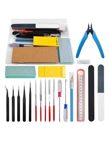 Juego de Herramientas BXQINLENX 20 PZS para Modelismo