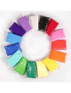 Kit de Arcilla Secada al Aire Exptolii 36 Colores y 3 Herramientas 2