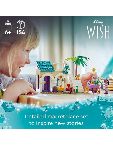 LEGO Disney Asha en la Ciudad de Rosas 43223 - 154 Piezas