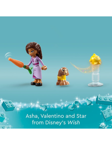 LEGO Disney Asha en la Ciudad de Rosas 43223 - 154 Piezas