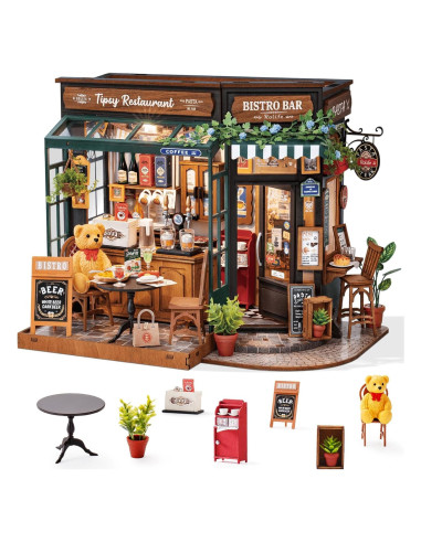 Rolife Kit Casa Miniatura DIY Restaurante Ebrio 27x21 cm
