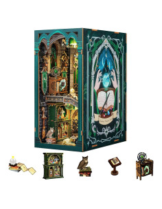 Kit de Book Nook Fsolis Miniatura DIY Oscuridad 18x11x23cm