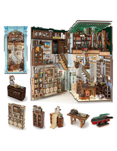 Kit Rincón de Libros MiniCity Casa de Hemingway 3D LED