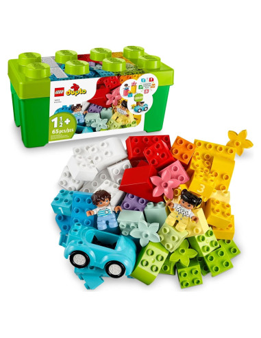 LEGO DUPLO Caja de Ladrillos Clásica - 65 Piezas y Coche