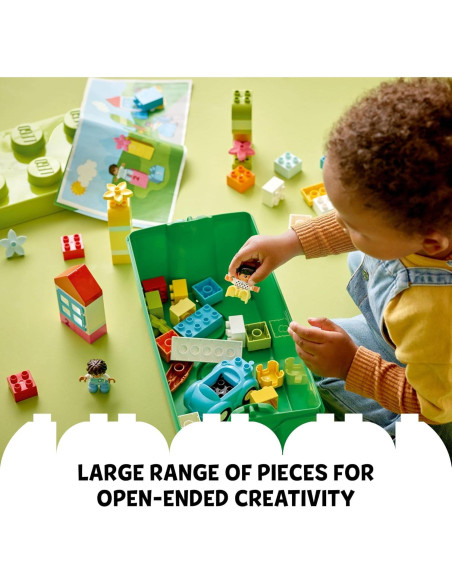 LEGO DUPLO Caja de Ladrillos Clásica - 65 Piezas y Coche