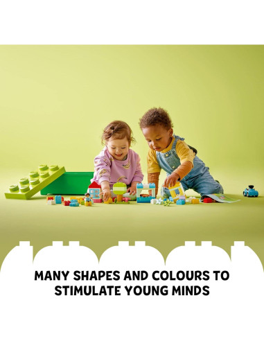 LEGO DUPLO Caja de Ladrillos Clásica - 65 Piezas y Coche