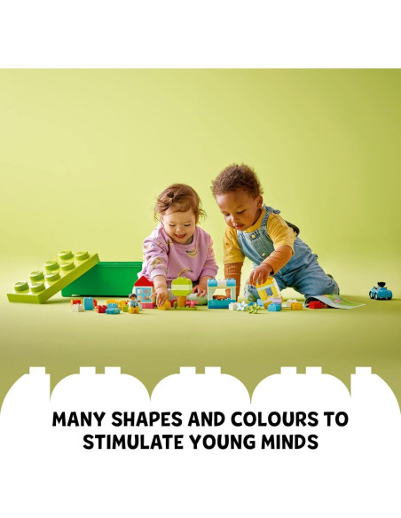LEGO DUPLO Caja de Ladrillos Clásica - 65 Piezas y Coche