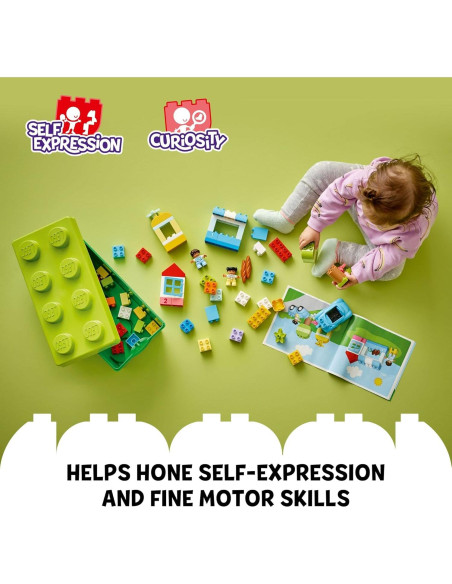 LEGO DUPLO Caja de Ladrillos Clásica - 65 Piezas y Coche