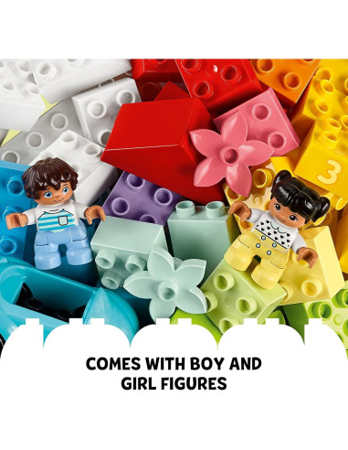 LEGO DUPLO Caja de Ladrillos Clásica - 65 Piezas y Coche