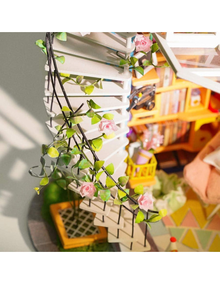 Kit Casa de Muñecas Miniatura ROLIFE DG12 con Luz LED