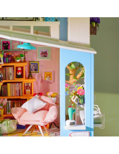 Kit Casa de Muñecas Miniatura ROLIFE DG12 con Luz LED