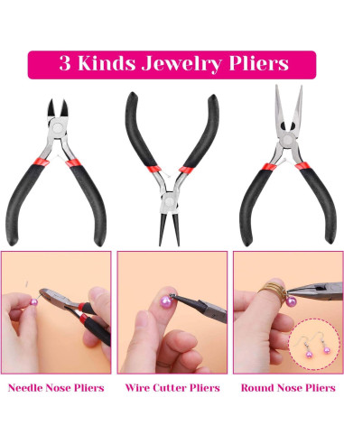 Kit de Fabricación de Joyas Shynek 1857 Piezas Adultos