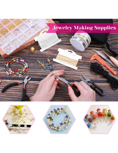 Kit de Fabricación de Joyas Shynek 1857 Piezas Adultos