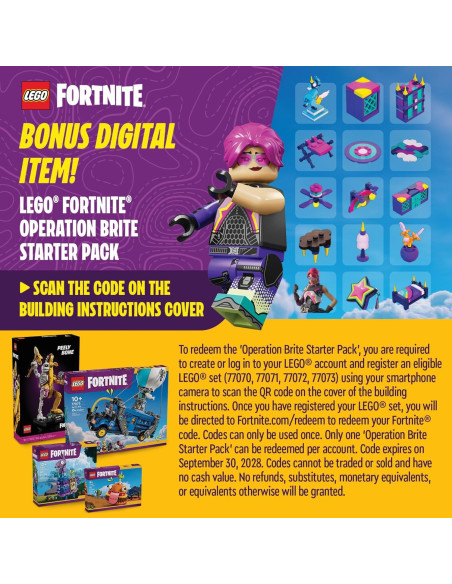 LEGO Fortnite Peely Bone - Set de construcción 1414 piezas