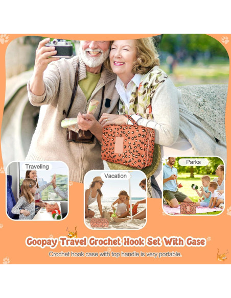 Kit de Crochet Coopay 58PCS para Principiantes Ergonómico