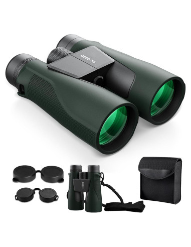 Binoculares Deesoo 15x56 HD Impermeables para Caza Verde