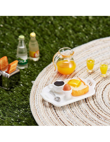 Accesorios Casa de Muñecas Skylety Mini Set Desayuno