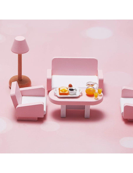 Accesorios Casa de Muñecas Skylety Mini Set Desayuno