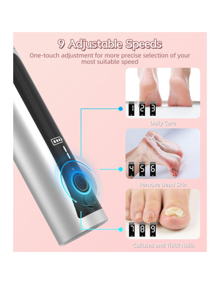 Removedor de Callos Eléctrico APTMAPT HX-16 2 en 1 Recargable Removedor de Callos Eléctrico APTMAPT HX-16 2 en 1 Recargable