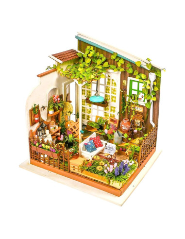 Rolife Kit Casa Miniatura Jardín de Miller 21.5x17.8x19.1cm