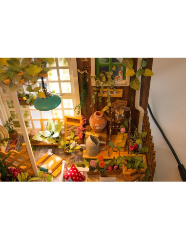 Rolife Kit Casa Miniatura Jardín de Miller 21.5x17.8x19.1cm