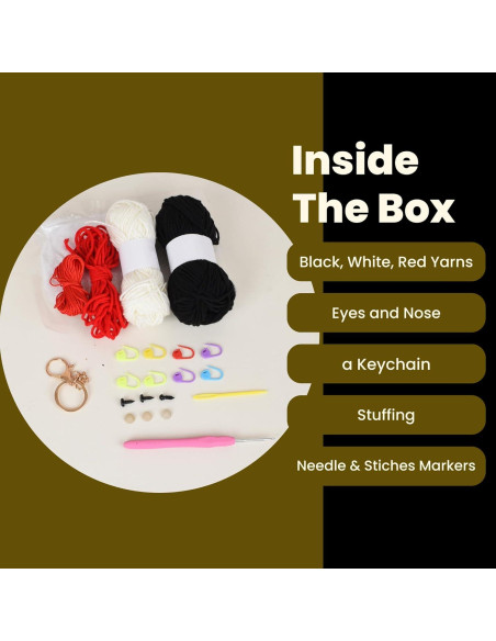 Kit de Crochet LUCK HEAVEN Panda Amigurumi para Principiantes