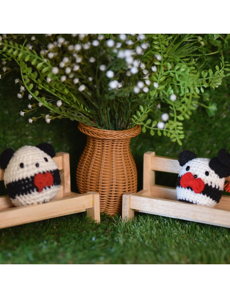 Kit de Crochet LUCK HEAVEN Panda Amigurumi para Principiantes
