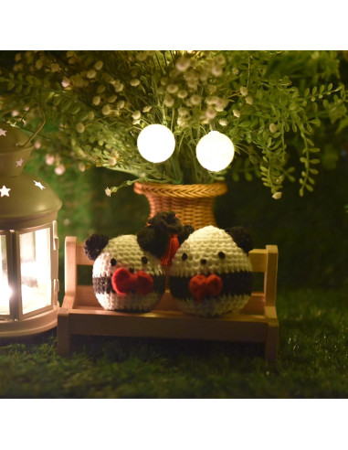 Kit de Crochet LUCK HEAVEN Panda Amigurumi para Principiantes