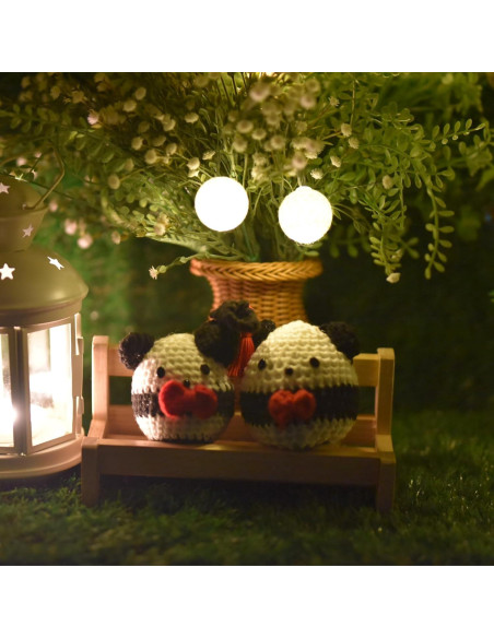 Kit de Crochet LUCK HEAVEN Panda Amigurumi para Principiantes