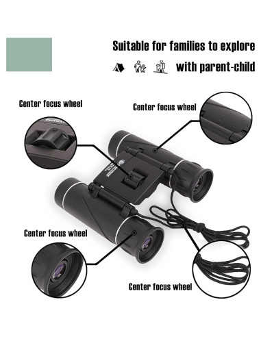Binoculares SpectrumOI 10X25 para Niños 8-12 Años