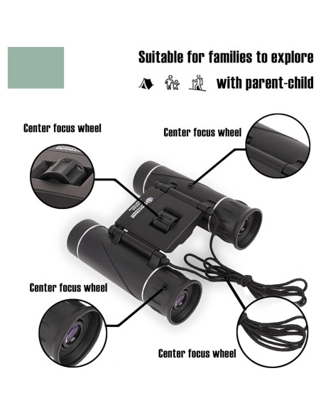 Binoculares SpectrumOI 10X25 para Niños 8-12 Años
