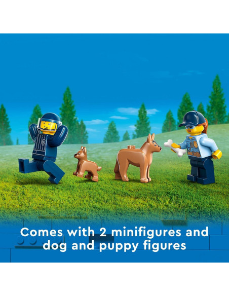 LEGO City Entrenamiento Perros Policía 60369 SUV Juguete