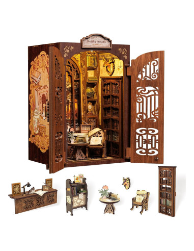 Kit de Nook de Libros Cutefun - Miniatura DIY 3D Decorativa
