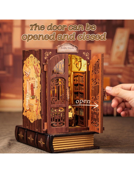 Kit de Nook de Libros Cutefun - Miniatura DIY 3D Decorativa