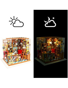 Rolife Kit Casa Miniatura DIY 221 Piezas Estudio de Sam 2