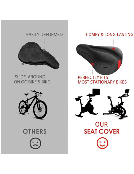 Cojín de Asiento para Bicicleta PeloFamily Gel Acolchado