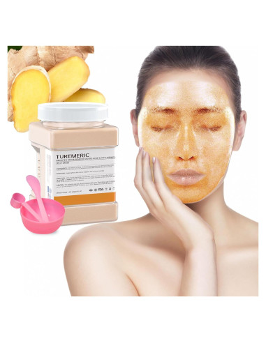 Mascarilla Facial de Gel Truvenum Cúrcuma Hidratante 20 cm