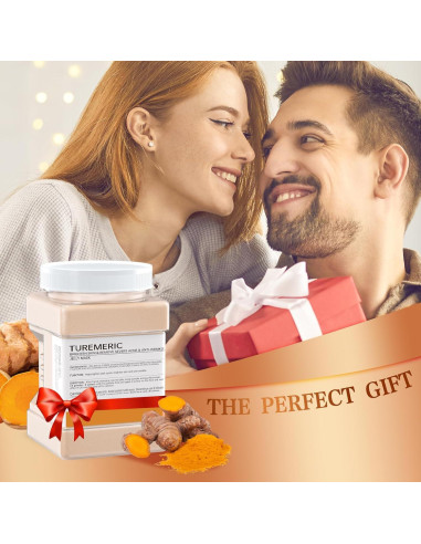 Mascarilla Facial de Gel Truvenum Cúrcuma Hidratante 20 cm