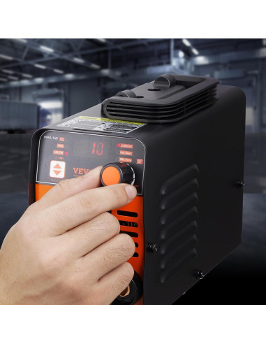 VEVOR Soldador de Varilla 140A Portátil 2 en 1 MMA/TIG