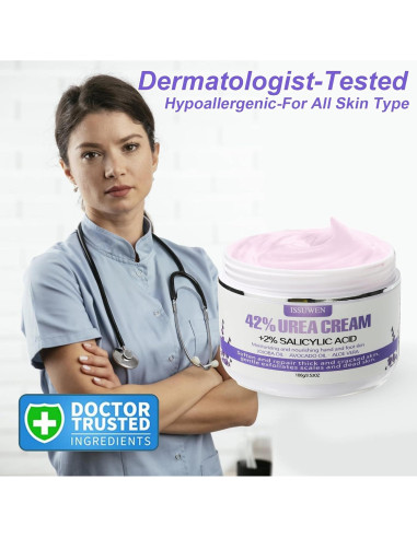 2 Paquetes Crema de Urea 42% y Ácido Salicílico 2% para Pies