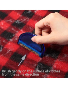 Peines de Cachemira y Afeitadora de Tela Boao - 2 Piezas 2